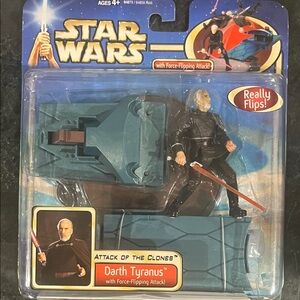 Star Wars Darth Tyranus Action Figure - Black and Red